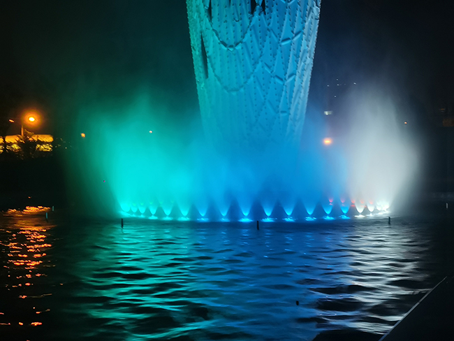 новый проект фонтана DMX в городе Чанша , Китай
